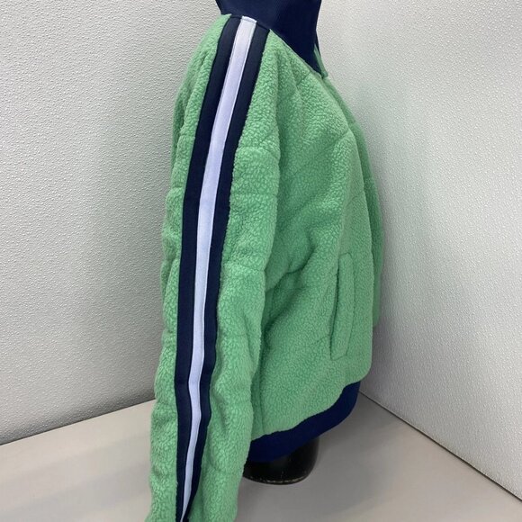 FP Movement by Free People Pippa Sherpa Scrunchy Jacket Green Size M | Full Zip - Picture 8 of 12